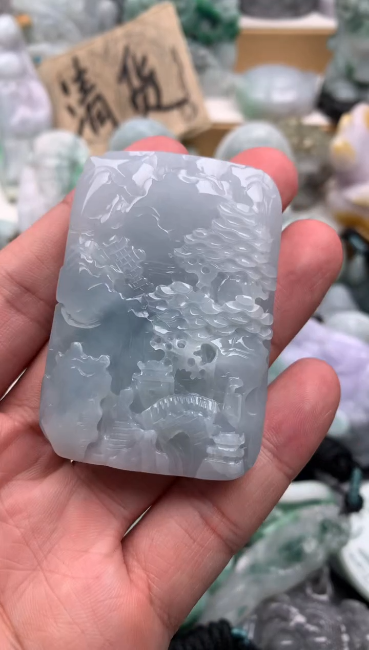 吊坠(不含链)未镶嵌翡翠1