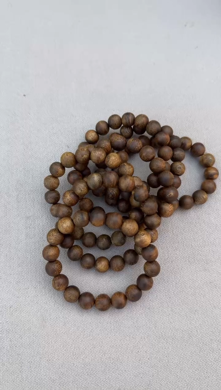 【闪购商品】沉香沉香碎屑乌身圆叶1.2*10圆珠单圈 多样性发一