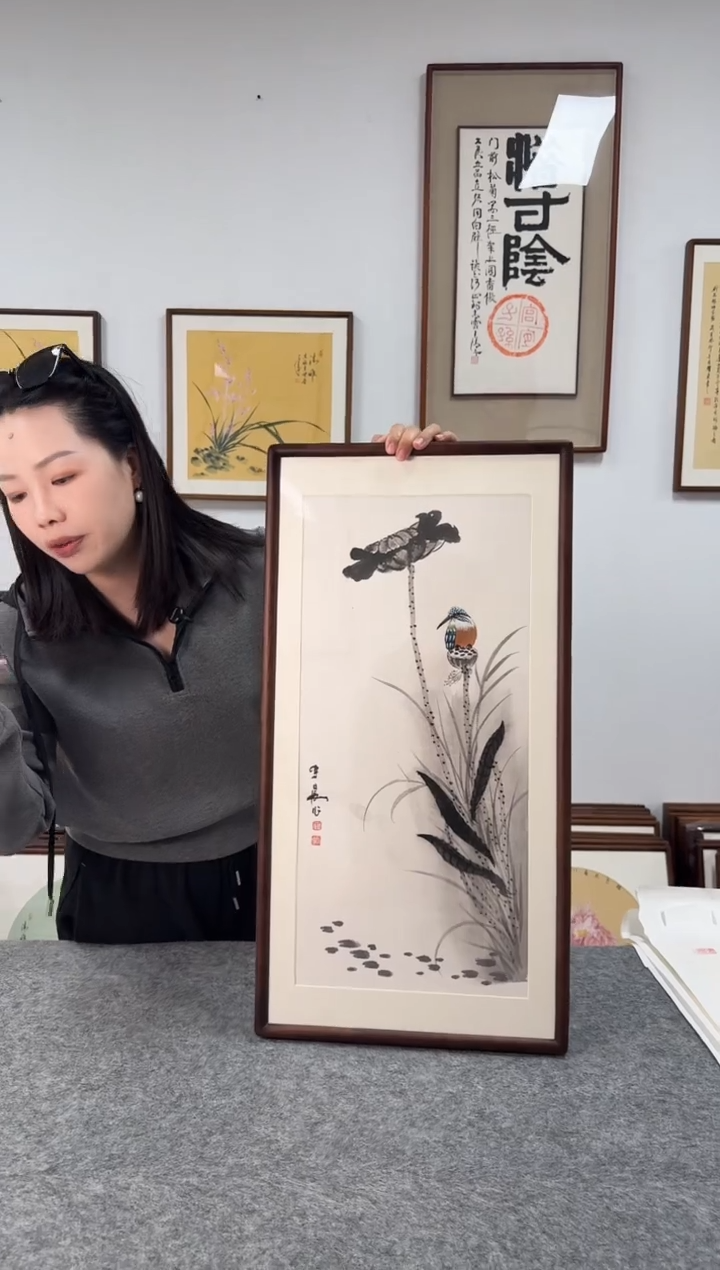 书法YC08-36*69绘画手绘同款