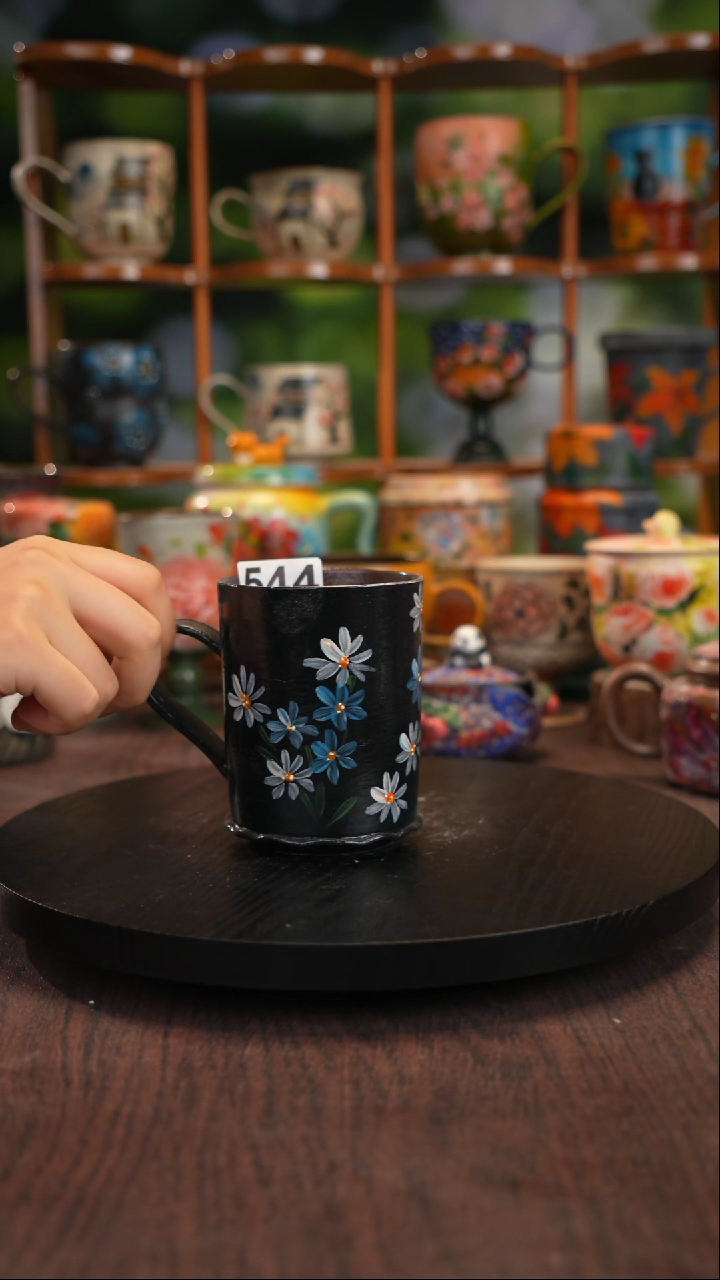 景德镇手绘陶瓷紫砂杯