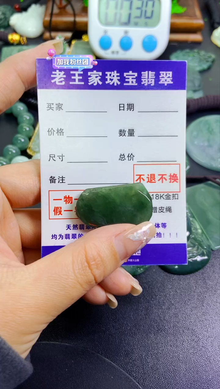 【闪购商品】翡翠颈饰未镶嵌料子