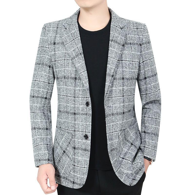 185码 休闲男士春秋季商务西服上装时尚修身韩版西服高档秒杀