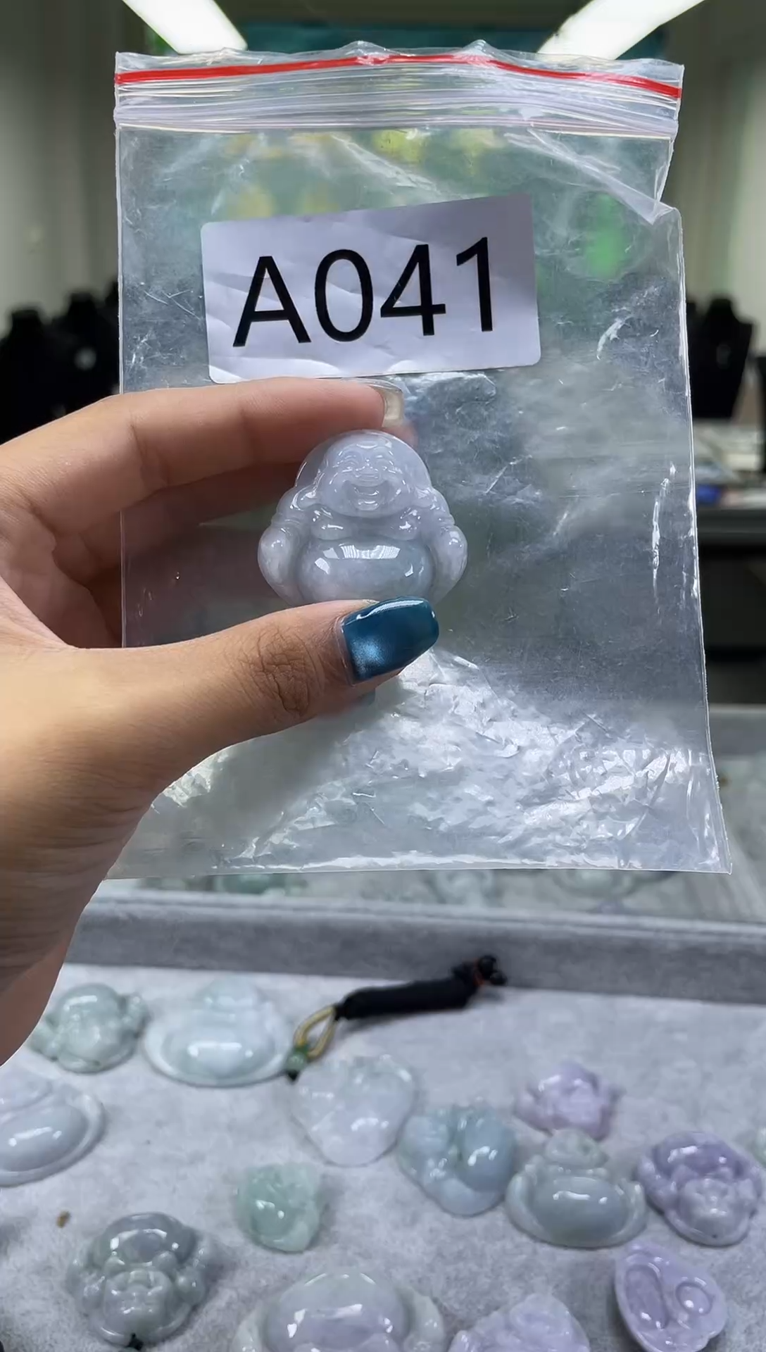 翡翠挂件未镶嵌a041