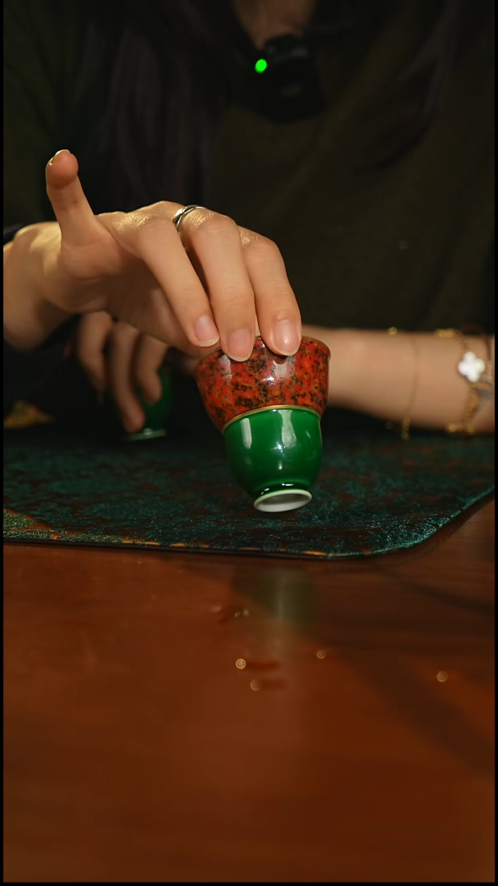 瓷片瓷唐里风华葫芦杯