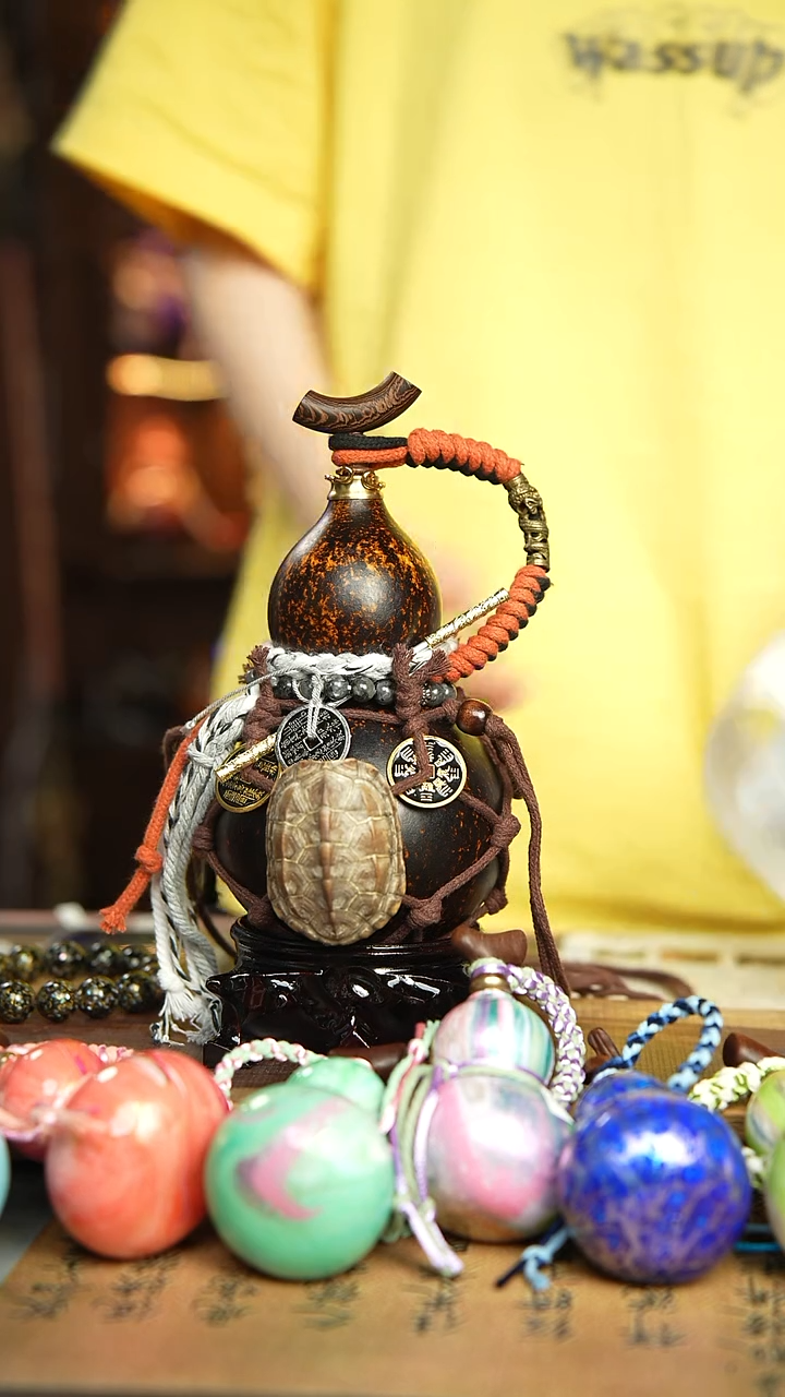 197号500ml左右非遗大漆酒葫芦