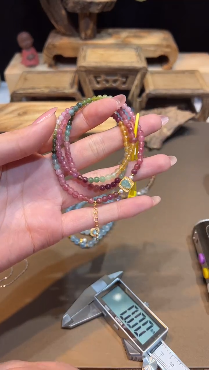 未镶嵌手链碧玺手饰@@F6155