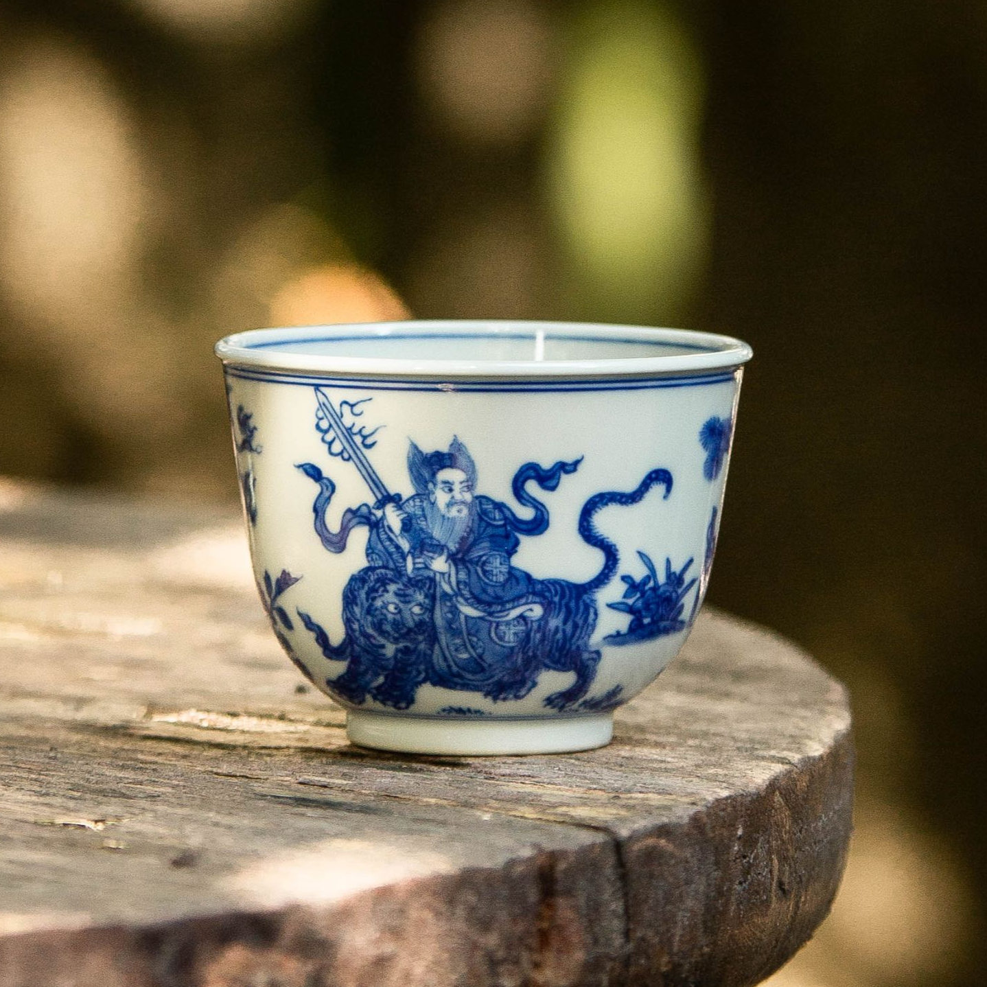 且斋天狮除瘟唇口杯神仙故事主人杯原矿全手工品茶杯