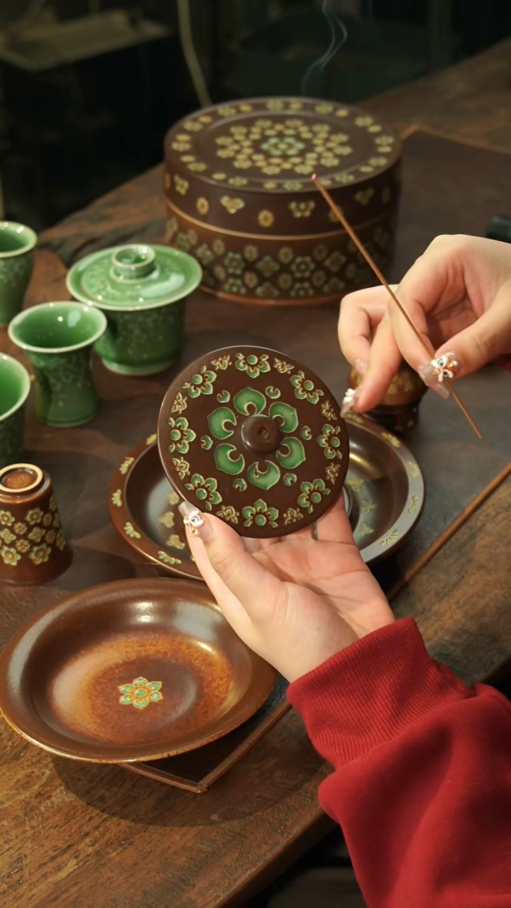 【闪购商品】瓷片李斌 宝相系列 香插