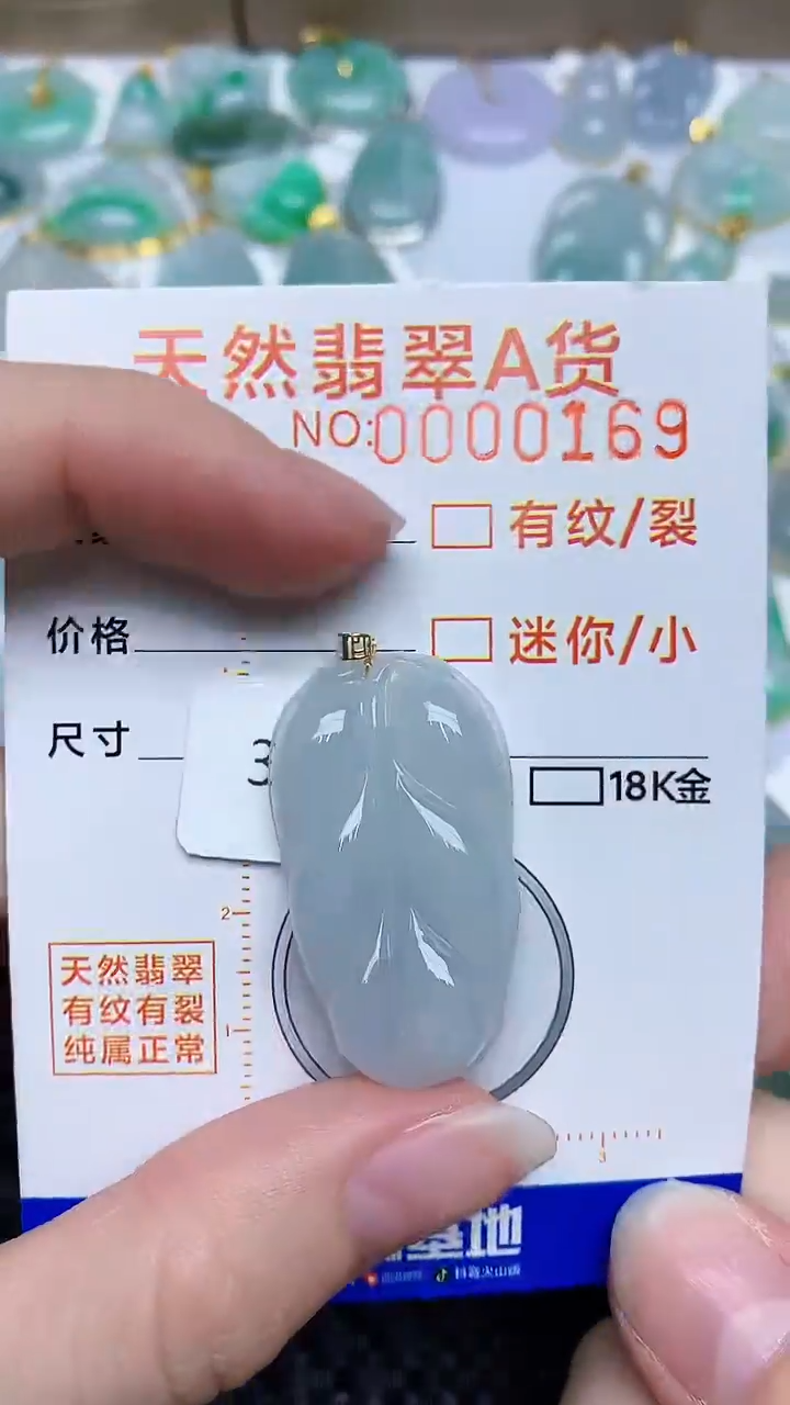 【闪购商品】翡翠颈饰18K金镶嵌543454553