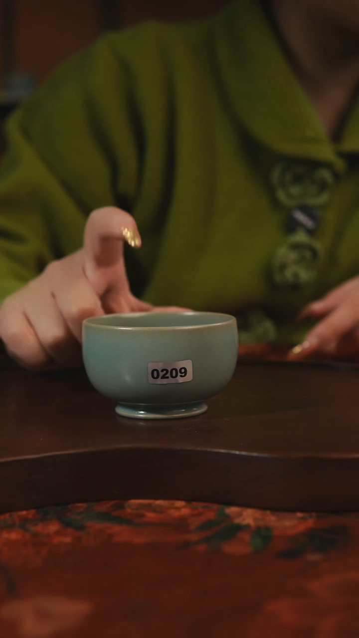 杯子瓷汝州原产地原矿仿古老釉q209