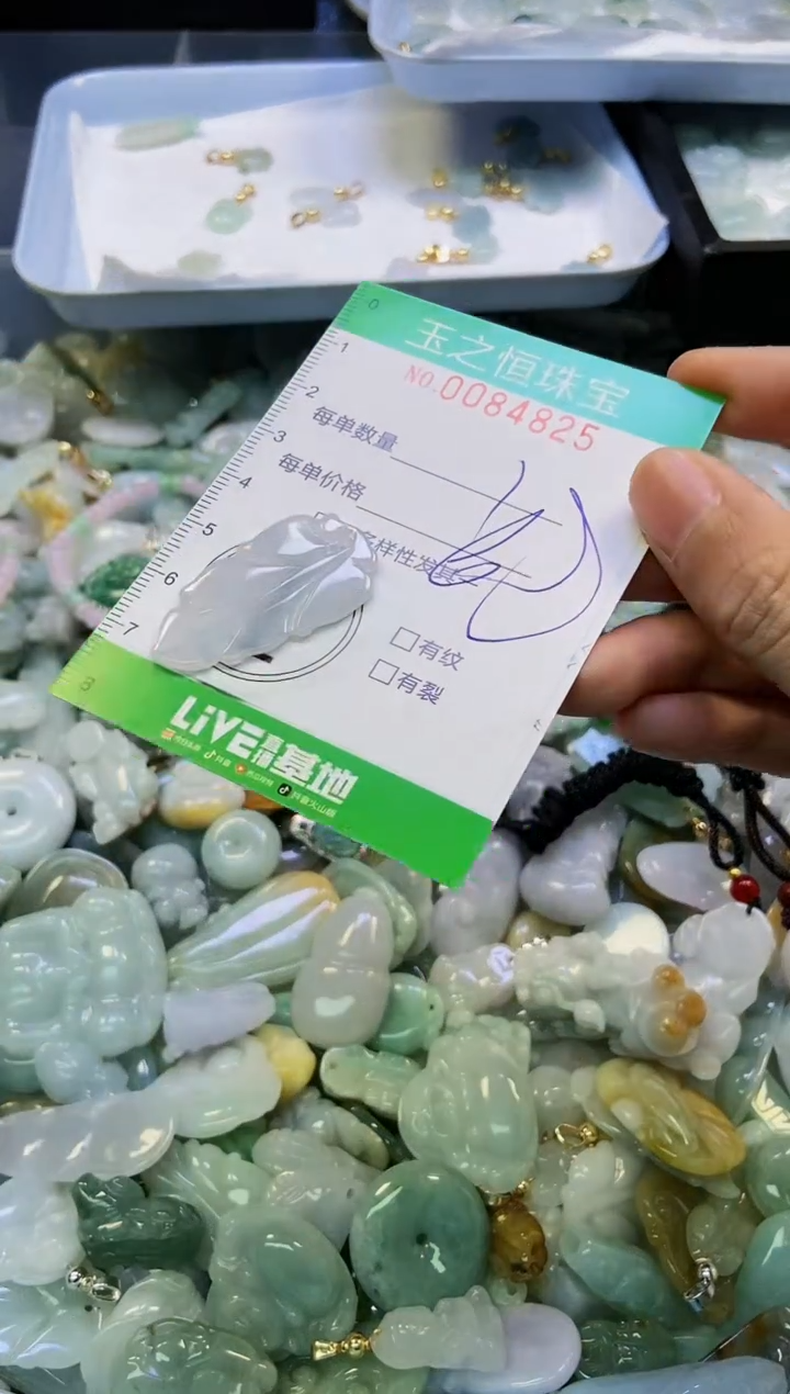 翡翠未镶嵌颈饰闪购0084825