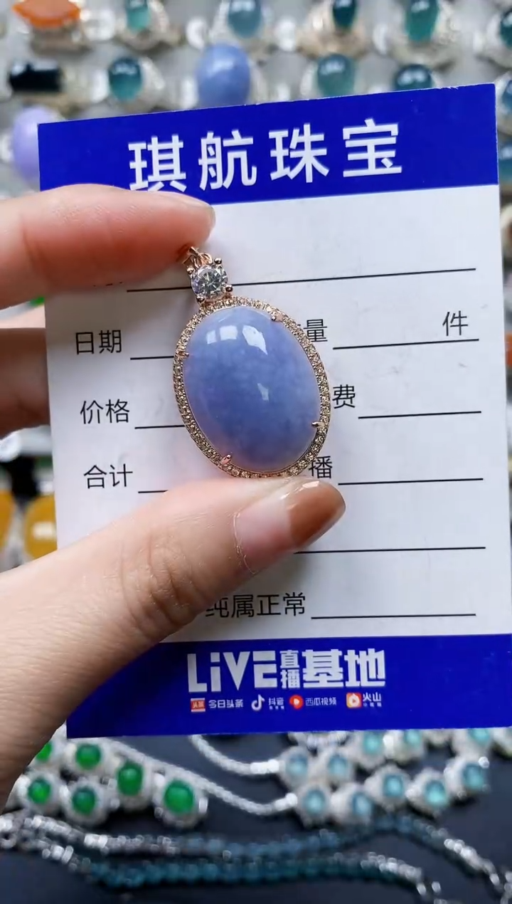 【闪购商品】翡翠颈饰银S925镶嵌0333