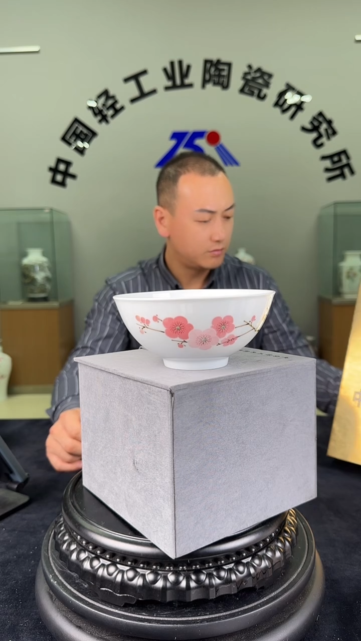 碗甄选-翠竹红梅5.5英寸面碗