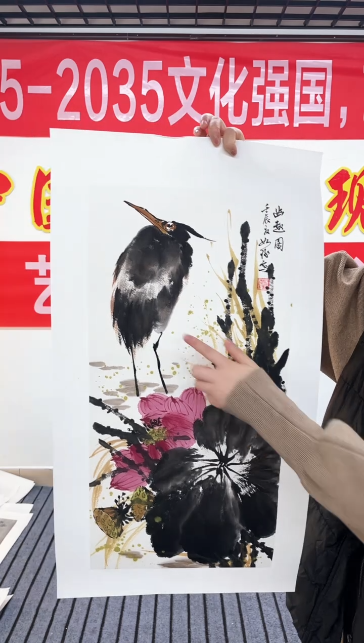 精品国画花鸟作品