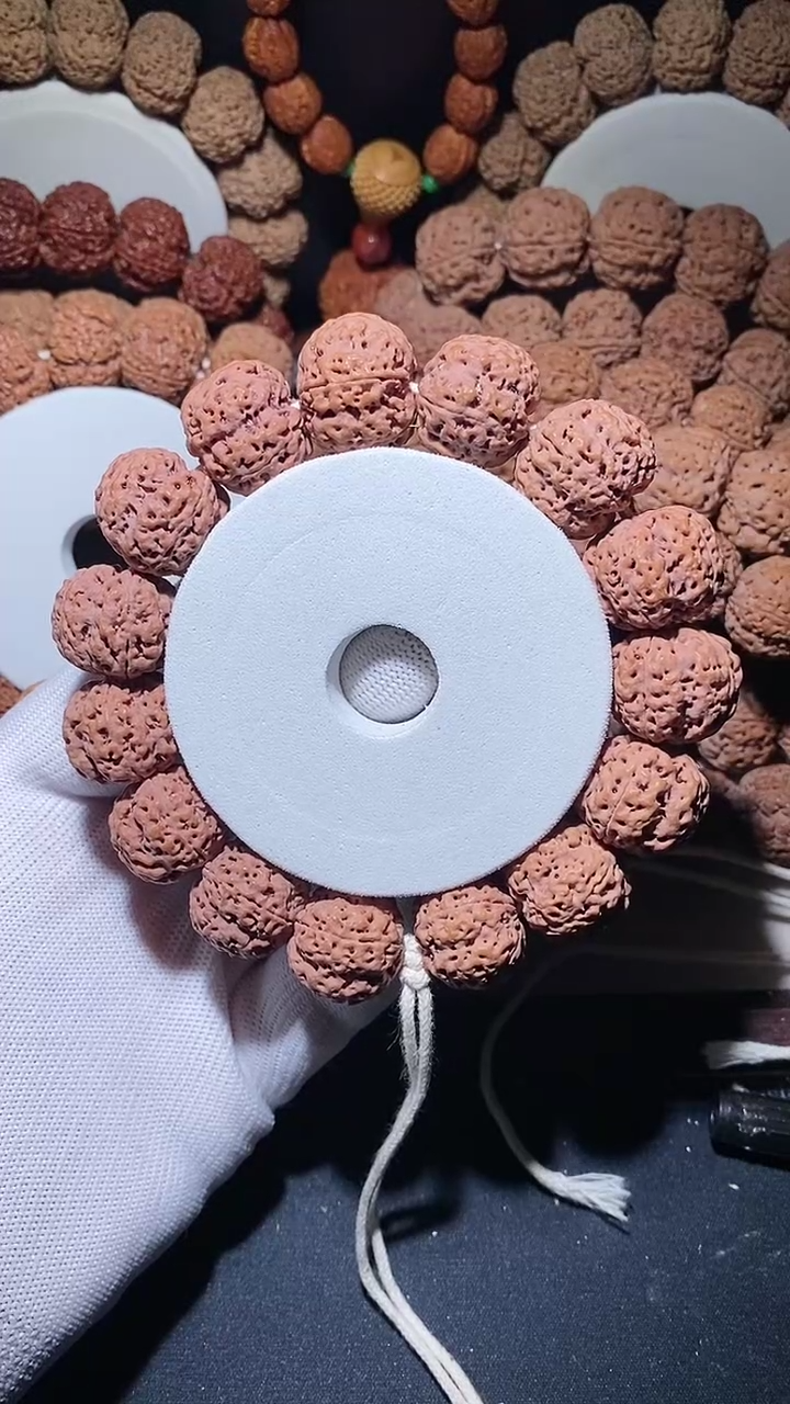 【闪购商品】金刚菩提手串平头闷墩粗筋梅花双龙20