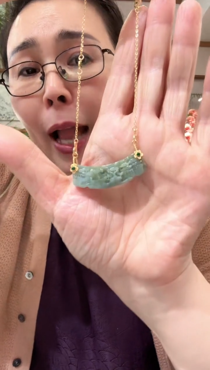 【闪购商品】翡翠颈饰未镶嵌国风