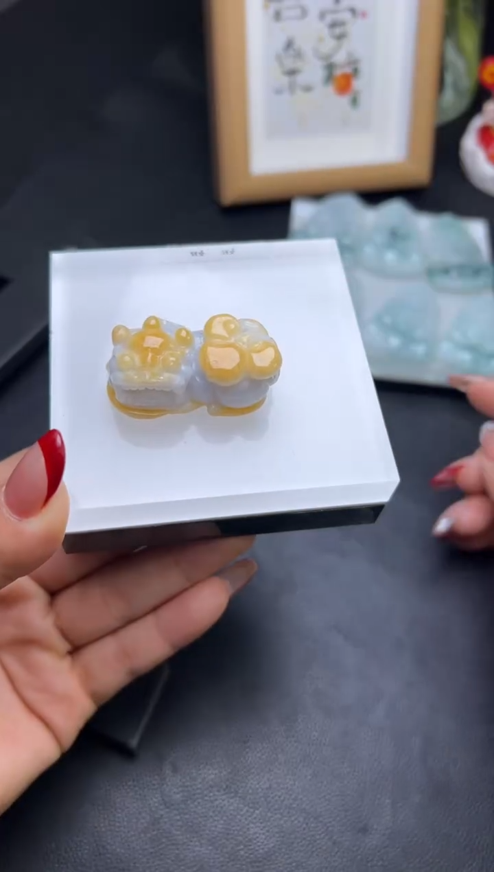 【闪购商品】翡翠颈饰未镶嵌W001-PQGJ308多样性发一件