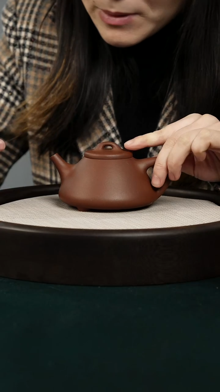 【闪购商品】紫砂茶壶紫泥手工子冶石瓢