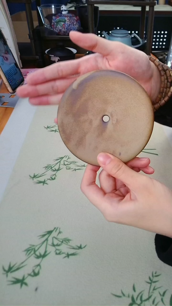 陶窑变垫片（微瑕）底部微裂不影响使用