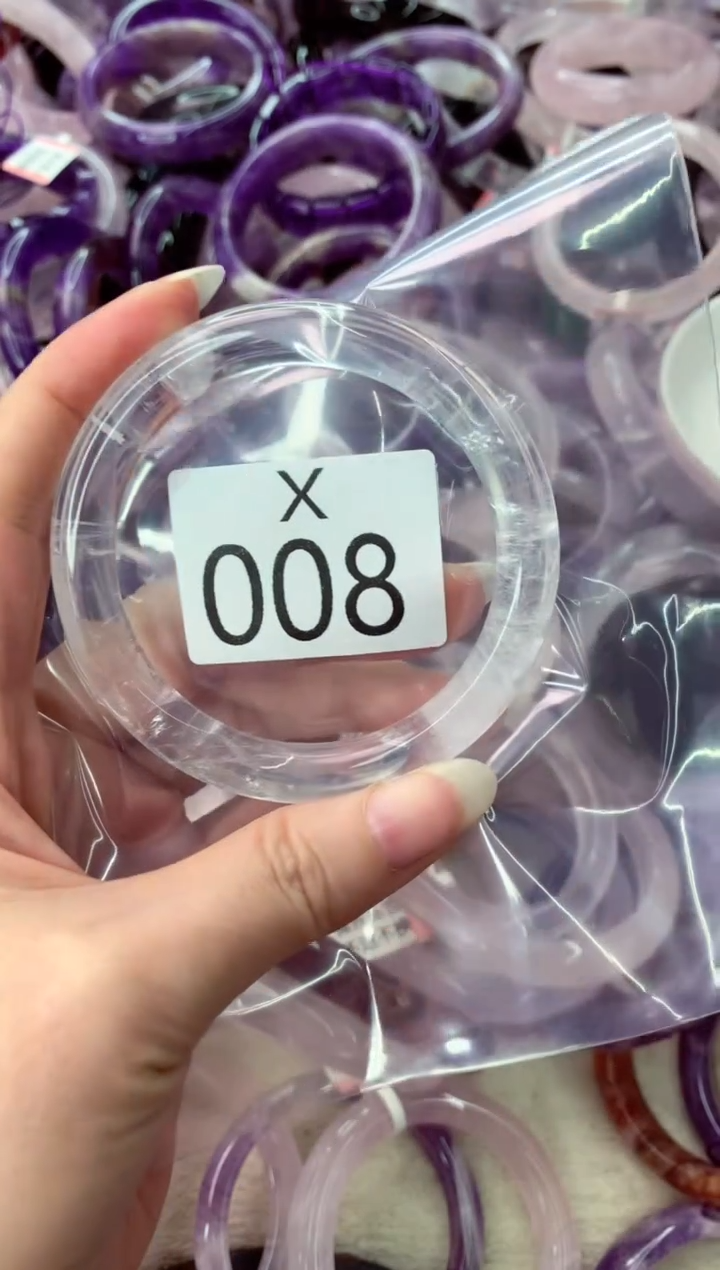 未镶嵌手镯水晶X008-55+