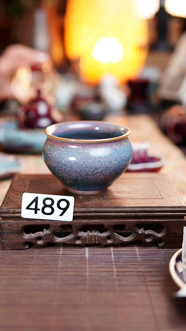489汝瓷  小缸杯 何世超