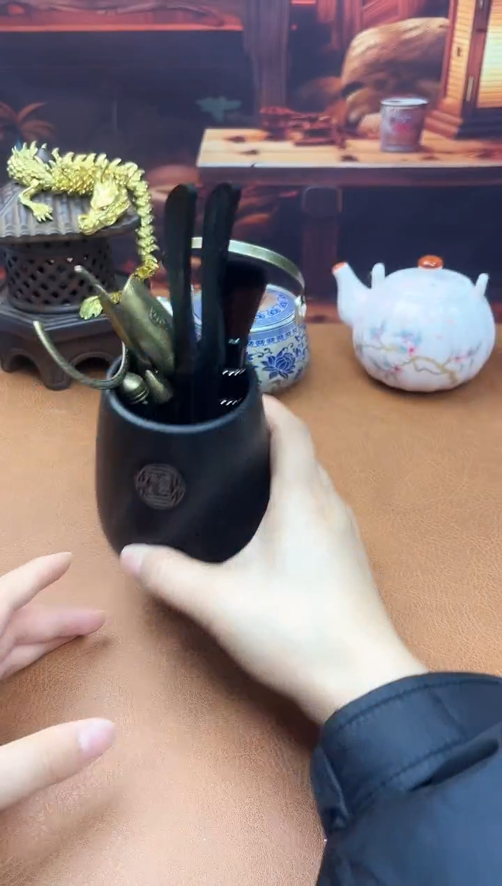 陶瓷茶具摆件旅行套组