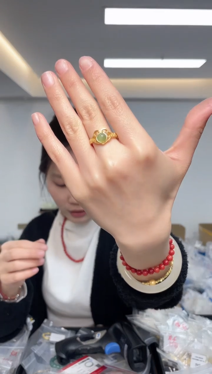 【闪购商品】和田玉·银S925镶嵌（多样性单个发货）