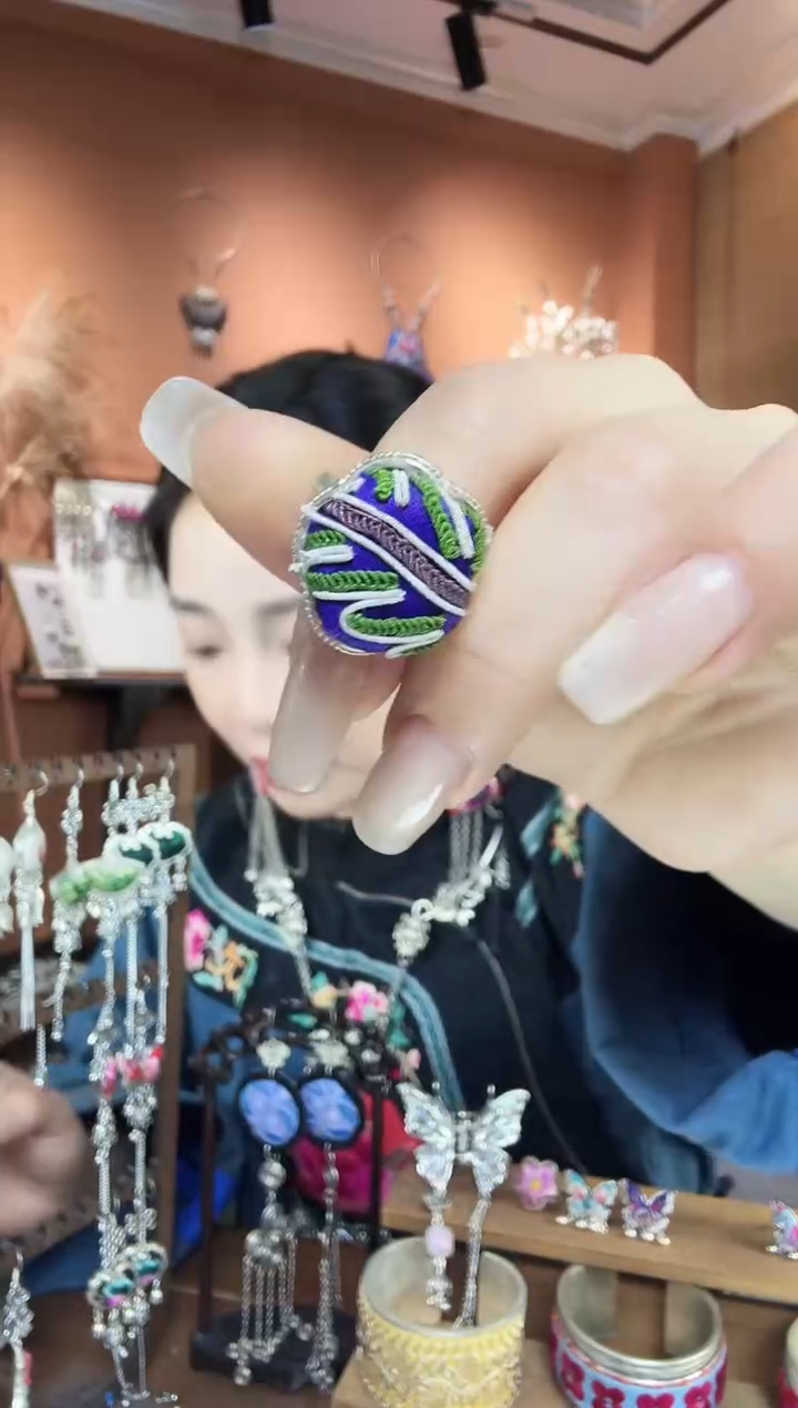 刺绣纯手工民族风戒指