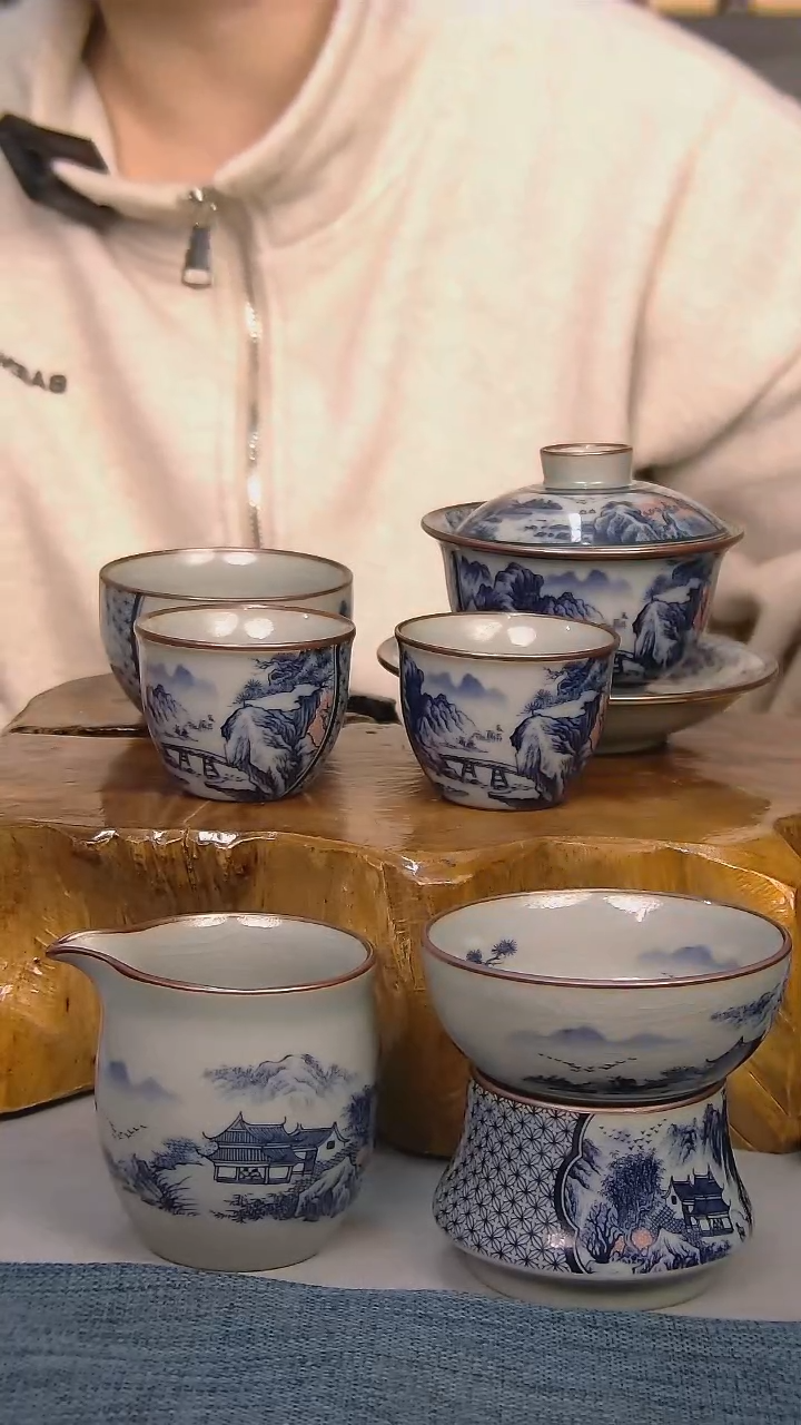 【闪购商品】简装家用款6件套 陶瓷家用茶具系列