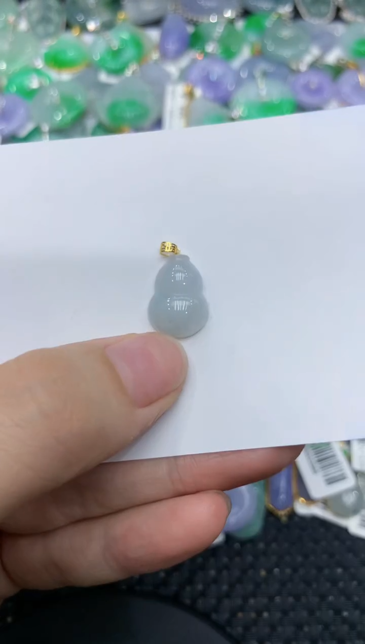 【闪购商品】翡翠颈饰18K金镶嵌1111111111