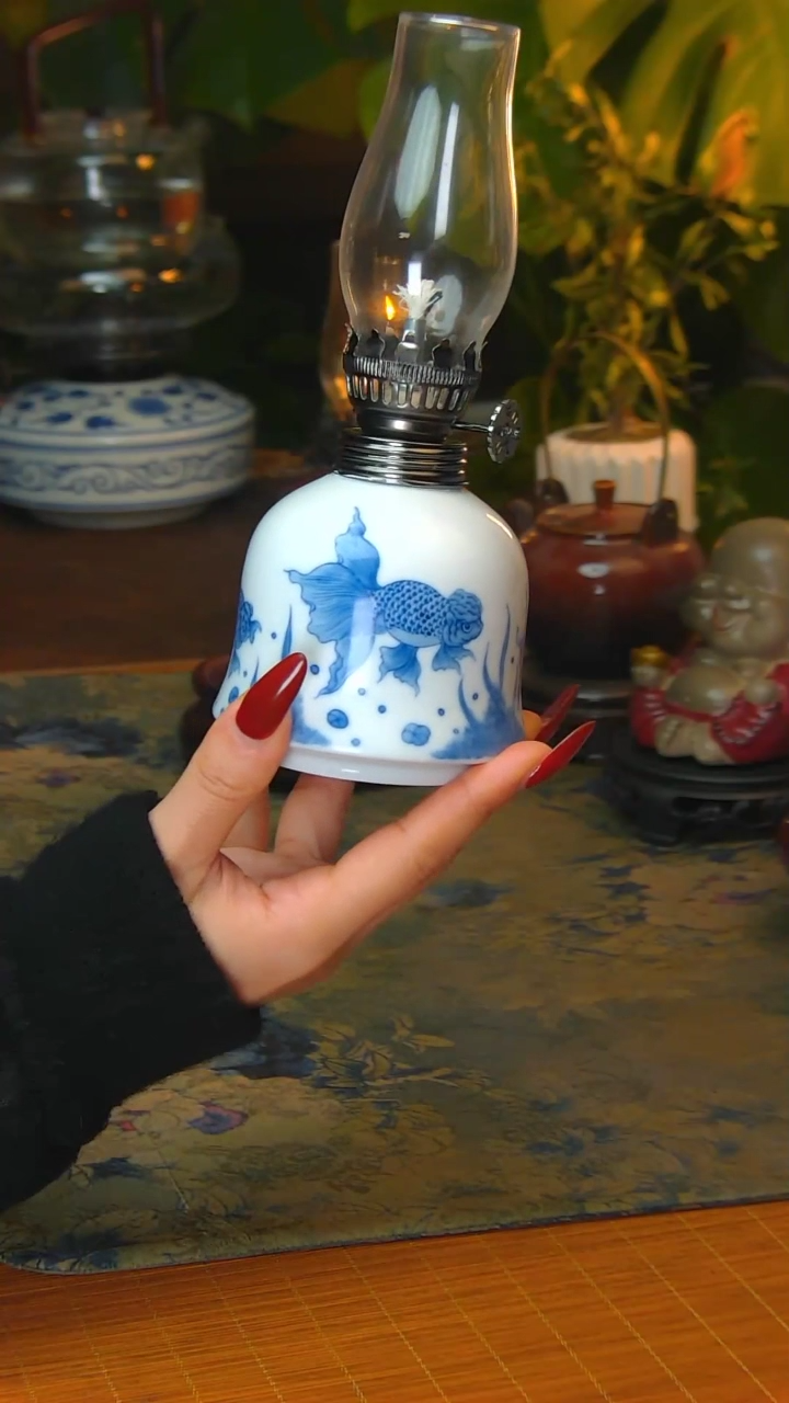 【闪购商品】景德镇陶瓷灯摆件