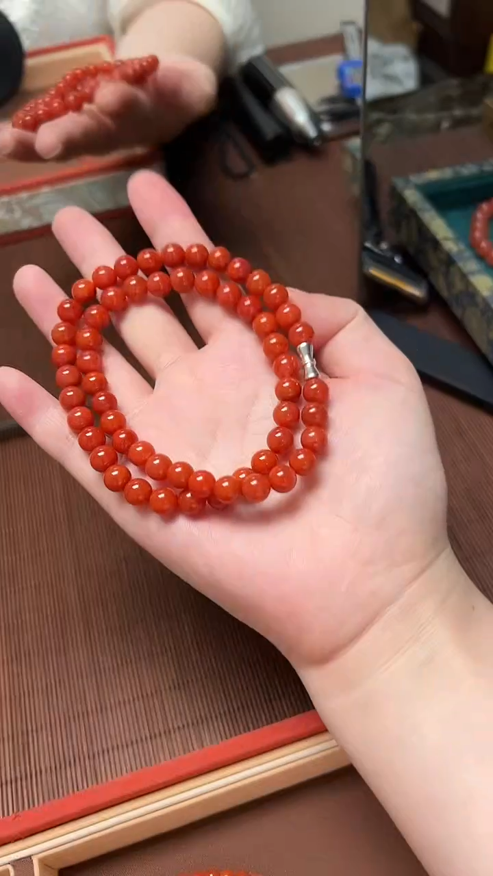 手链未镶嵌南红玛瑙多圈