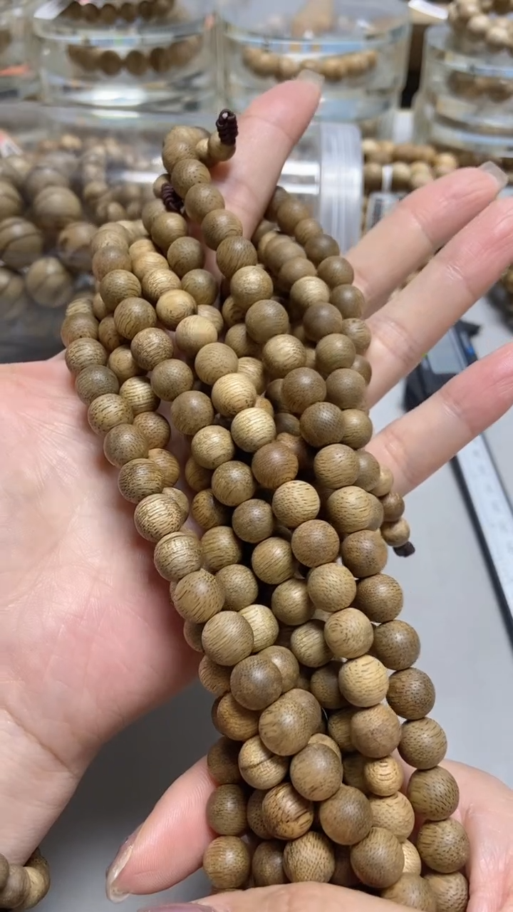 手串沉香文莱圆珠长串0.9虫漏多样性发其一