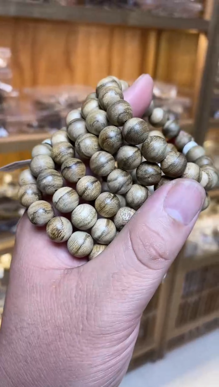 【闪购商品】沉香手串达拉干圆珠单圈1.1多样性发其一