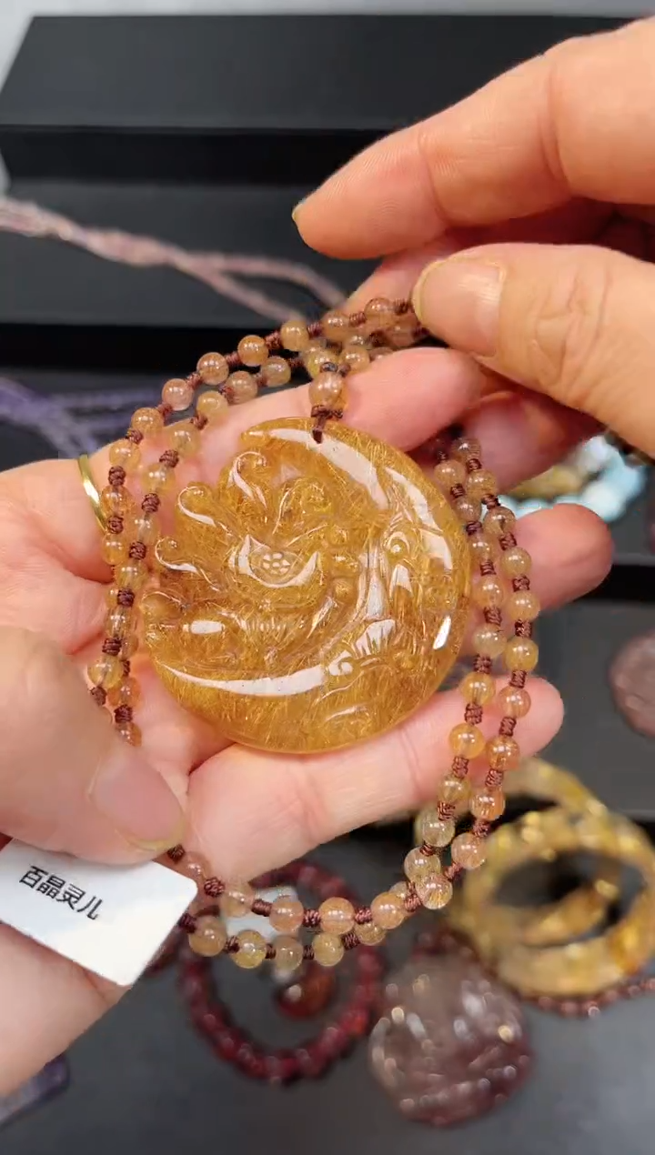 未镶嵌颈饰水晶【百晶灵儿】定制款