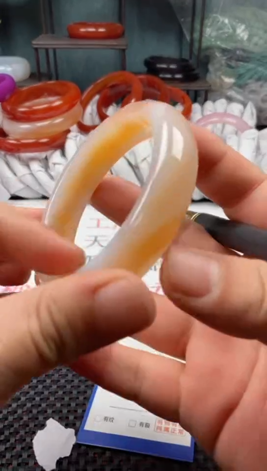 【闪购商品】玛瑙/玉髓手镯未镶嵌162-62多样性发货看清圈口下单