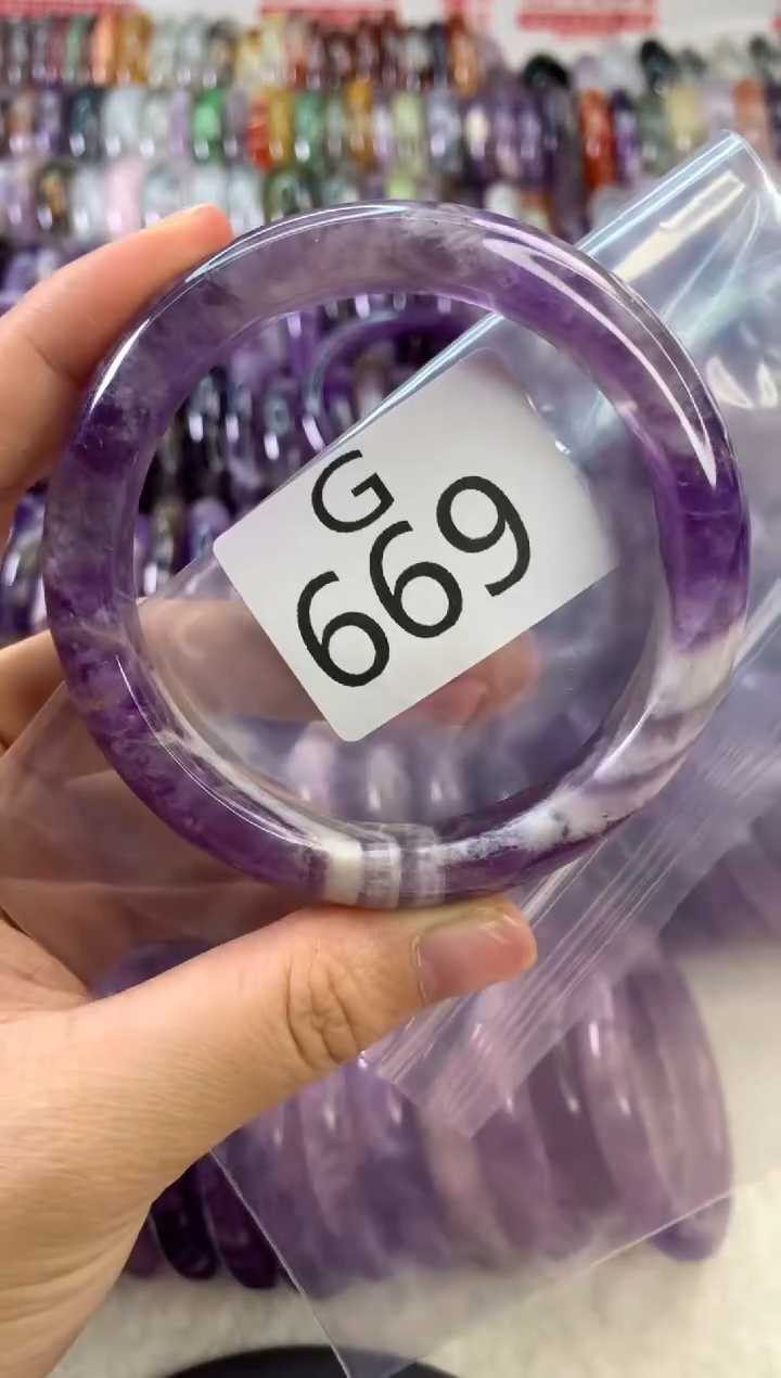 【闪购商品】水晶水晶手镯G未镶嵌669-60