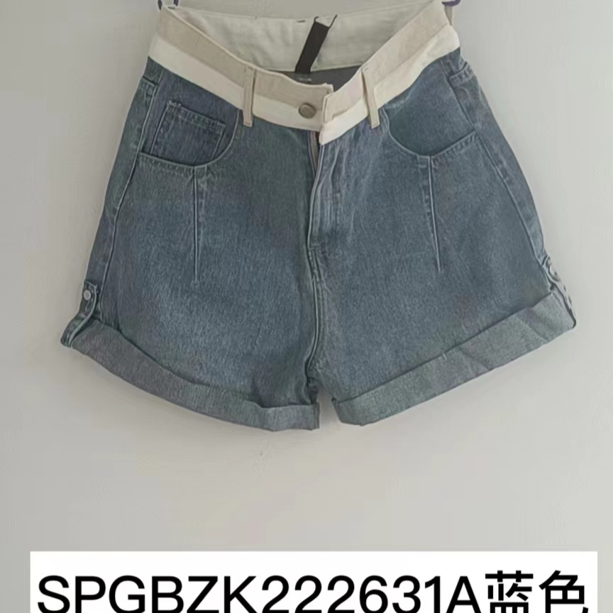 素拼女装牛仔裤SPGBZK222631A