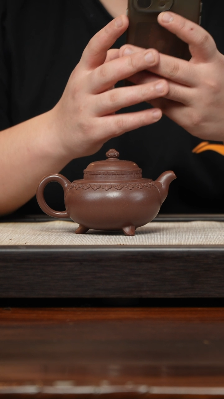 【闪购商品】紫砂茶壶云肩如意