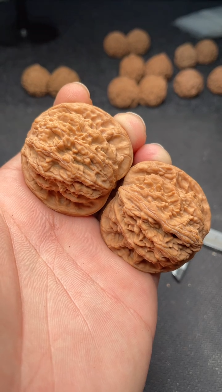 把件文玩核桃B109  麦虎 44尺
