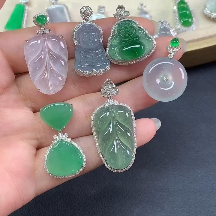 【彩虹盘】翡翠-多样性发一件-QY008|CXQ21