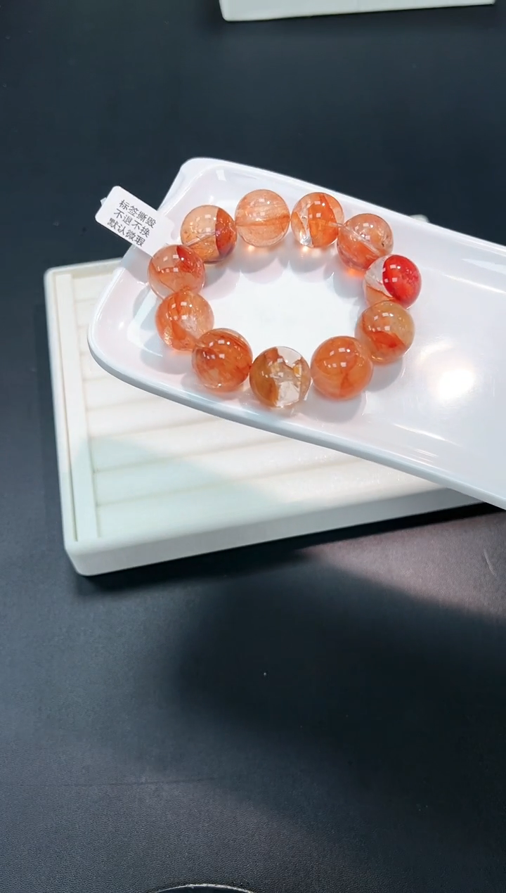 【闪购商品】水晶手串未镶嵌58f多样性发其一/1条20mm默认微瑕