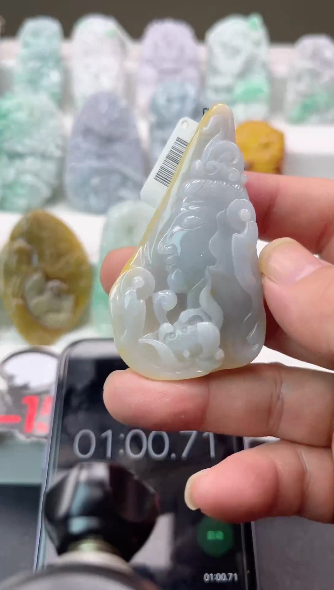 【闪购商品】翡翠颈饰未镶嵌观音