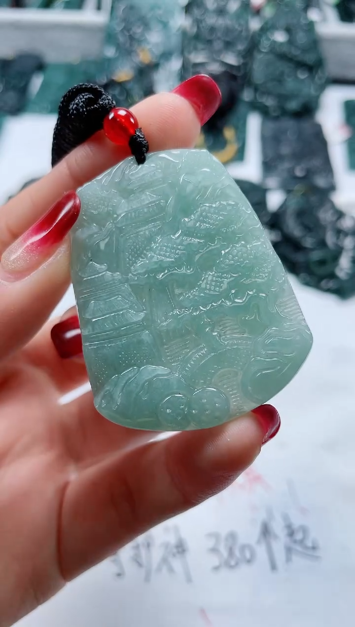 【闪购商品】翡翠颈饰未镶嵌多样性发货一件发货-大山水