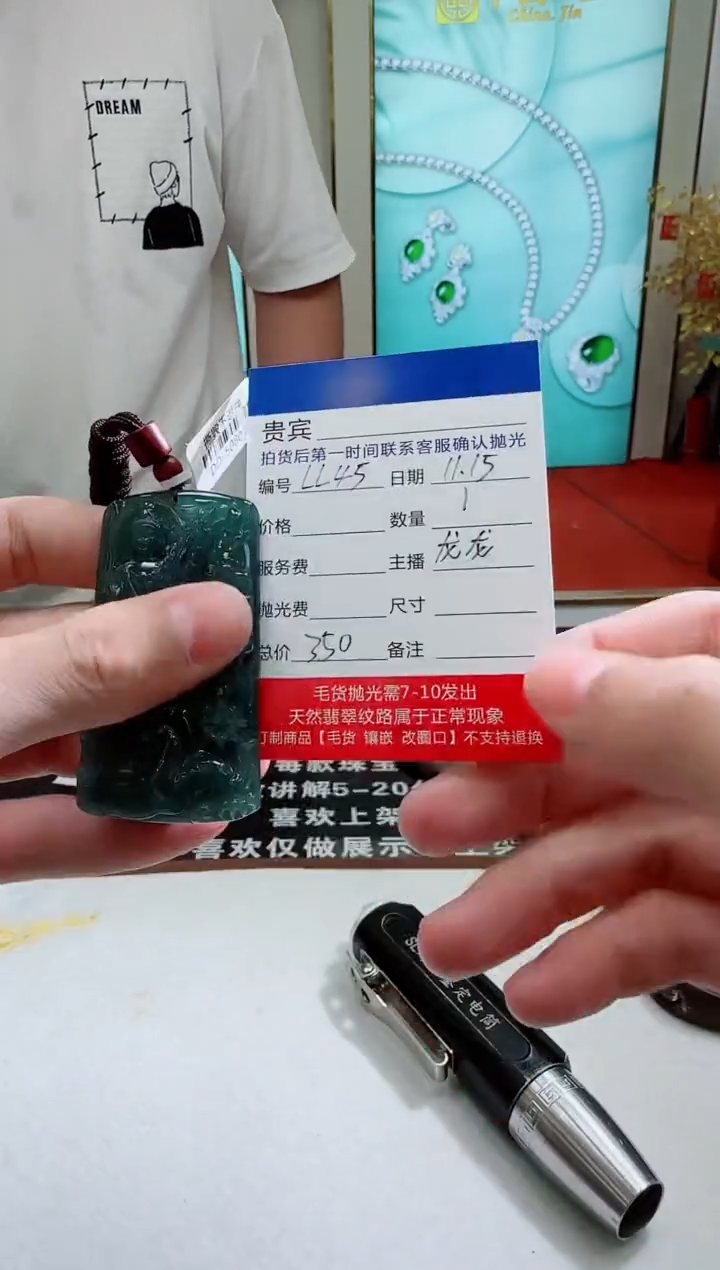 未镶嵌定制翡翠LL45翡翠吊坠-多样性发其一
