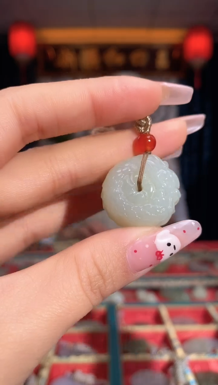 【闪购商品】和田玉颈饰未镶嵌龙扣