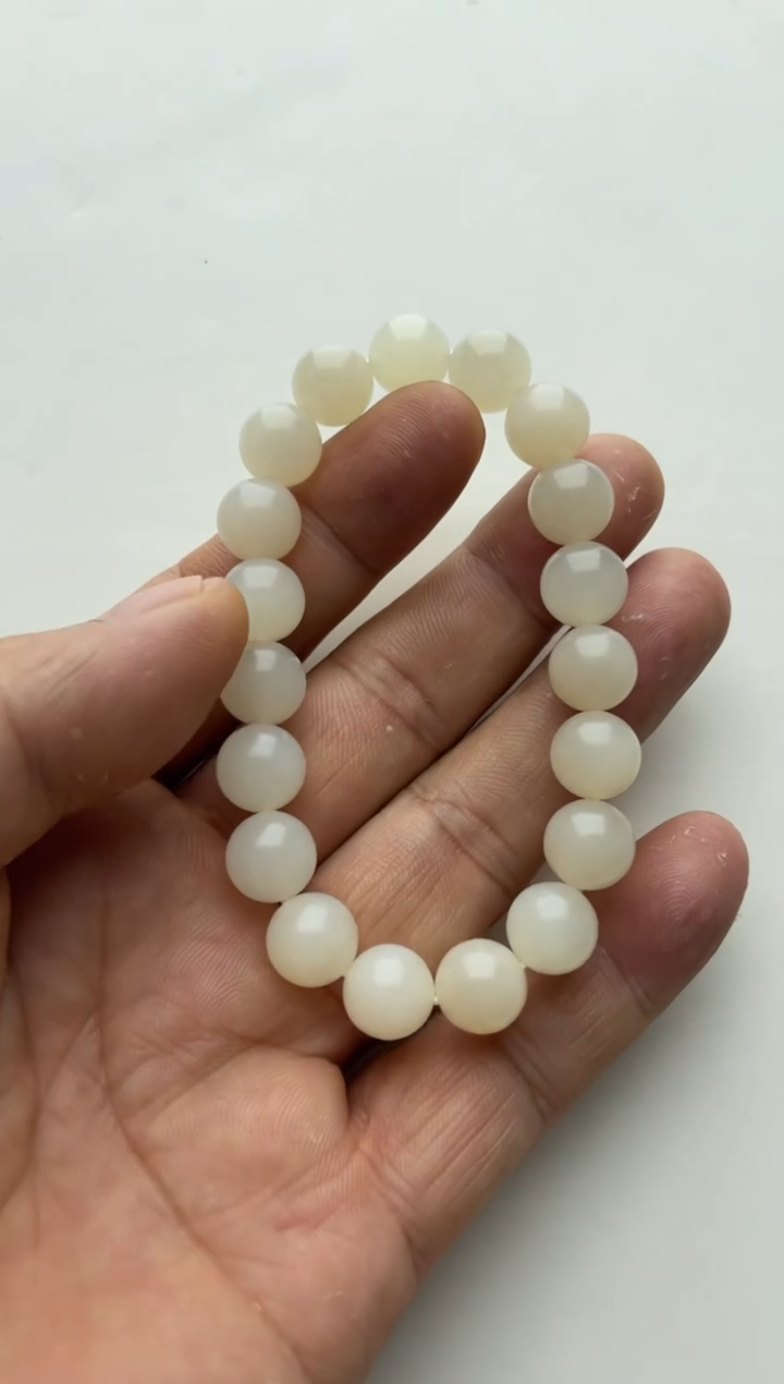 【闪购商品】和田玉手串未镶嵌且末金山卡10