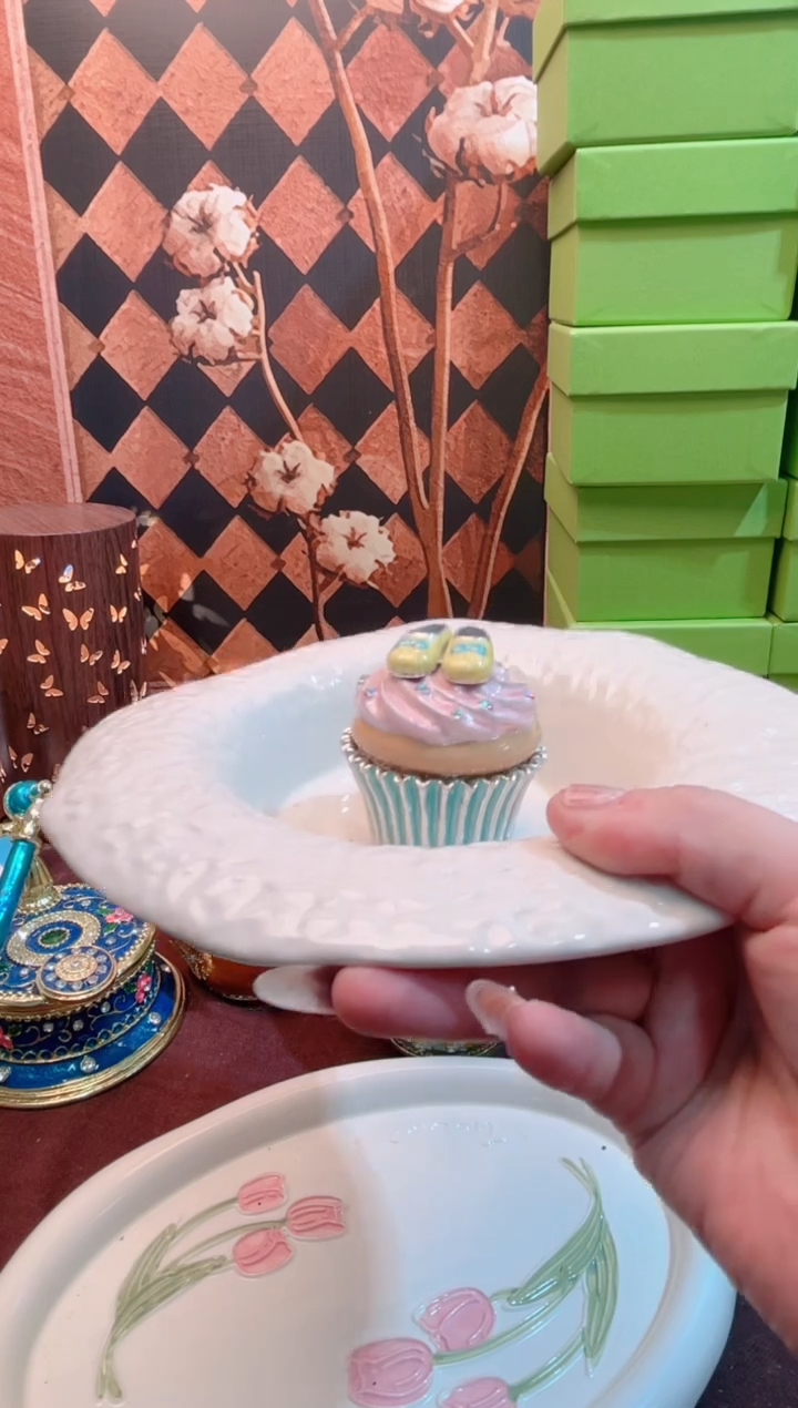 锌合金珐琅首饰盒默认微瑕拆盒不退～