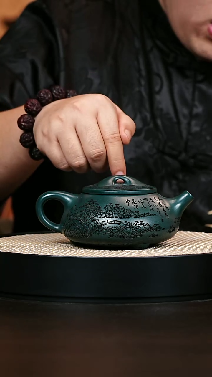 茶壶紫砂石瓢 苏门答腊青