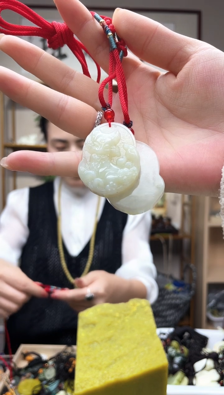 未镶嵌岫玉吊坠多样性发货拍一发一